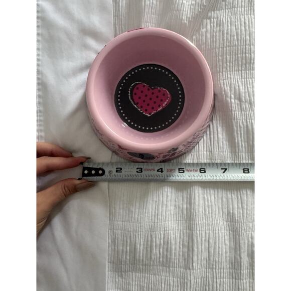 Whisker City Pet Bowl Cat Dog Pink Princess Crown Dishwasher Safe Pretty - Picture 5 of 7